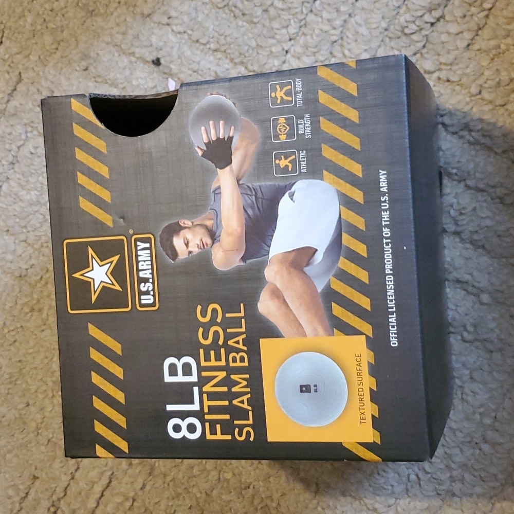U.S Army 8lb fitness slam ball